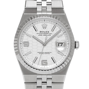 ロレックス ランドドゥエラー 40 127334 シルバー メンズ 時計 【中古】【wristwatch】