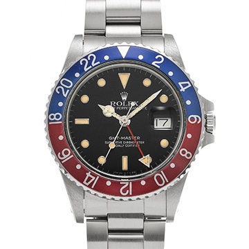 ロレックス GMTマスター 16750 ブラック メンズ 時計 【中古】【wristwatch】