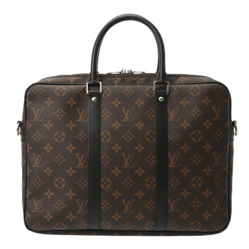 ルイ ヴィトン モノグラムマカサー PDV PM ブラウン M52005 モノグラムマカサー メンズ バッグ 【中古】【bag】