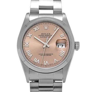 ロレックス デイトジャスト 16200 ピンク メンズ 時計 【中古】【wristwatch】