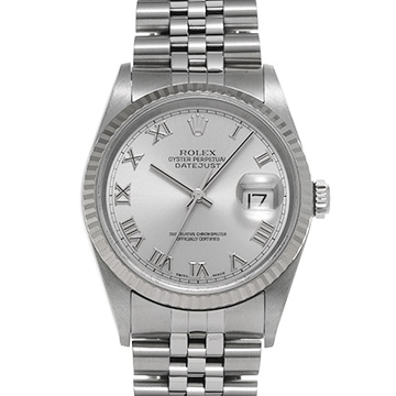 ロレックス デイトジャスト 16234 グレー メンズ 時計 【中古】【wristwatch】
