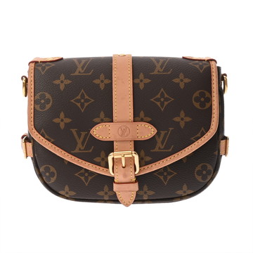 ルイ ヴィトン モノグラム ソミュール BB ブラウン M46740 モノグラムキャンバス レディース バッグ 【中古】【bag】