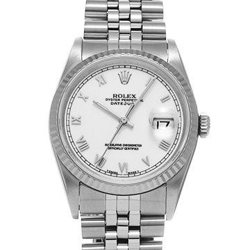 ロレックス デイトジャスト 16234 ホワイト メンズ 時計 【中古】【wristwatch】
