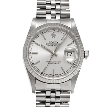 ロレックス デイトジャスト 16234 シルバー メンズ 時計 【中古】【wristwatch】