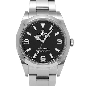 ロレックス エクスプローラー 214270 ブラック メンズ 時計 【中古】【wristwatch】