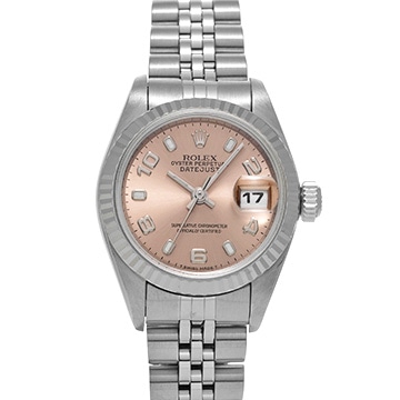 ロレックス デイトジャスト 69174 ピンク レディース 時計 【中古】【wristwatch】