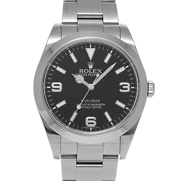 ロレックス エクスプローラー 214270 ブラック メンズ 時計 【中古】【wristwatch】