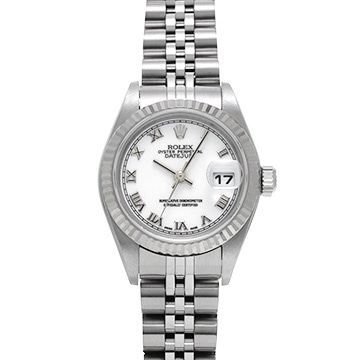ロレックス デイトジャスト 79174 ホワイト レディース 時計 【中古】【wristwatch】