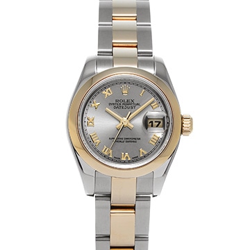 ロレックス デイトジャスト 179163 グレー レディース 時計 【中古】【wristwatch】