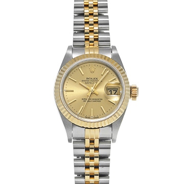 ロレックス デイトジャスト 79173 シャンパン レディース 時計 【中古】【wristwatch】