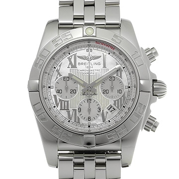 ブライトリング クロノマット 44 AB0110 ホワイトシェル メンズ 時計 【中古】【wristwatch】
