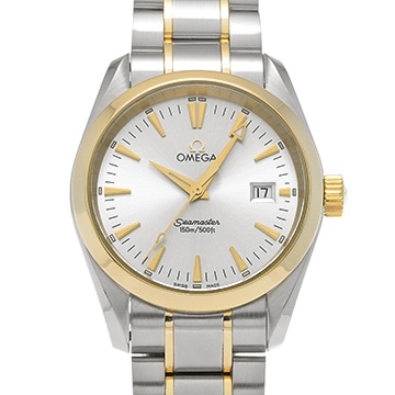 オメガ シーマスター アクアテラ 2318.30 シルバー メンズ 時計 【中古】【wristwatch】
