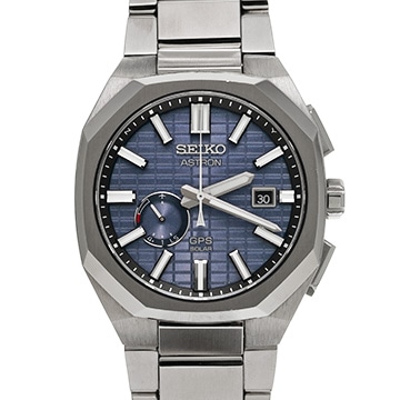 セイコー アストロン ネクスター SBXD013 ブルー メンズ 時計 【中古】【wristwatch】