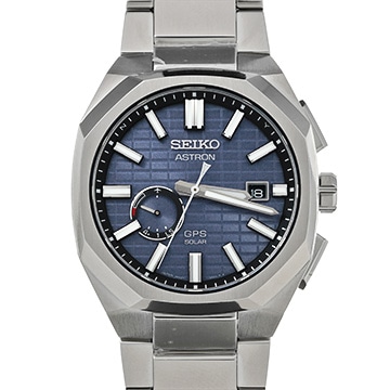 セイコー アストロン ネクスター SBXD013 ブルー メンズ 時計 【中古】【wristwatch】