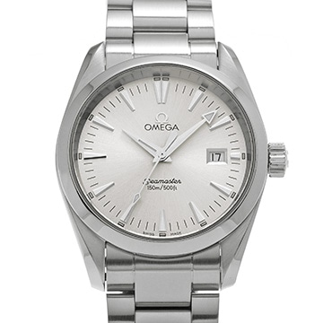オメガ シーマスター アクアテラ クォーツ 2518.30 シルバー メンズ 時計 【中古】【wristwatch】