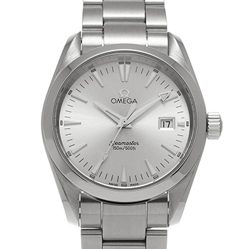 オメガ シーマスター アクアテラ クォーツ 2518.30 シルバー メンズ 時計 【中古】【wristwatch】
