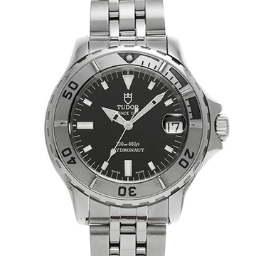 チューダー / チュードル ハイドロノート 85190 ブラック ユニセックス 時計 【中古】【wristwatch】