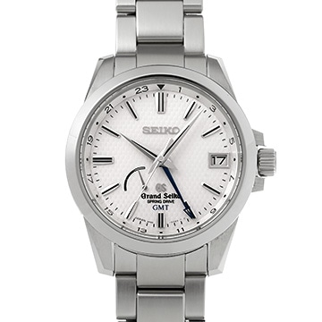グランドセイコー スプリングドライブ GMT SBGE009 ホワイト メンズ 時計 【中古】【wristwatch】