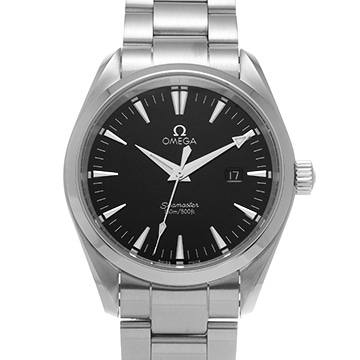 オメガ シーマスター アクアテラ クォーツ 2517.50 ブラック メンズ 時計 【中古】【wristwatch】