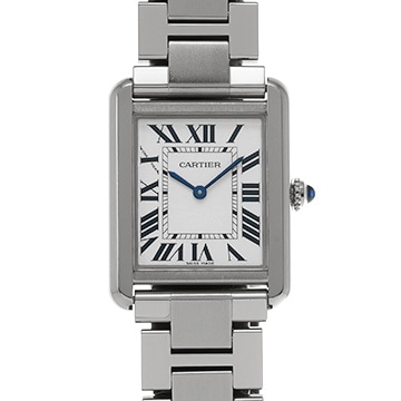 カルティエ タンク ソロ SM W5200013 シルバー レディース 時計 【中古】【wristwatch】