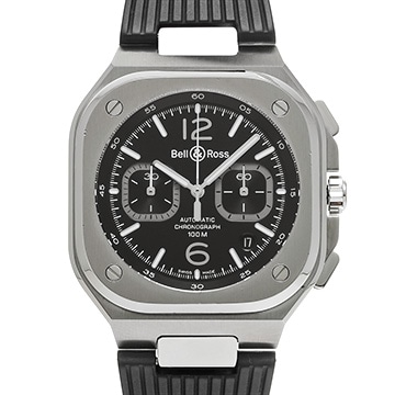 ベル＆ロス BR 05 クロノ ブラックスチール BR05C-BL-ST/SRB ブラック メンズ 時計 【中古】【wristwatch】