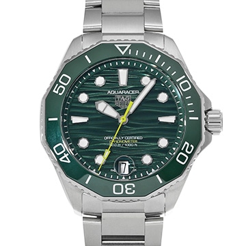 タグ ホイヤー アクアレーサー プロフェッショナル300 WBP5116.BA0013 グリーン メンズ 時計 【中古】【wristwatch】
