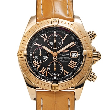 ブライトリング クロノマット エボリューション H13356 ブラック メンズ 時計 【中古】【wristwatch】