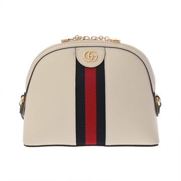 グッチ オフィディア ホワイト 719881 520981 レザー レディース バッグ 【中古】【bag】