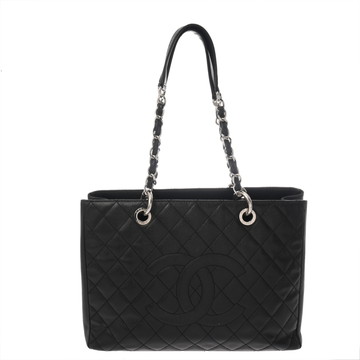 シャネル マトラッセ GST ブラック A50995 キャビアスキン レディース バッグ 【中古】【bag】