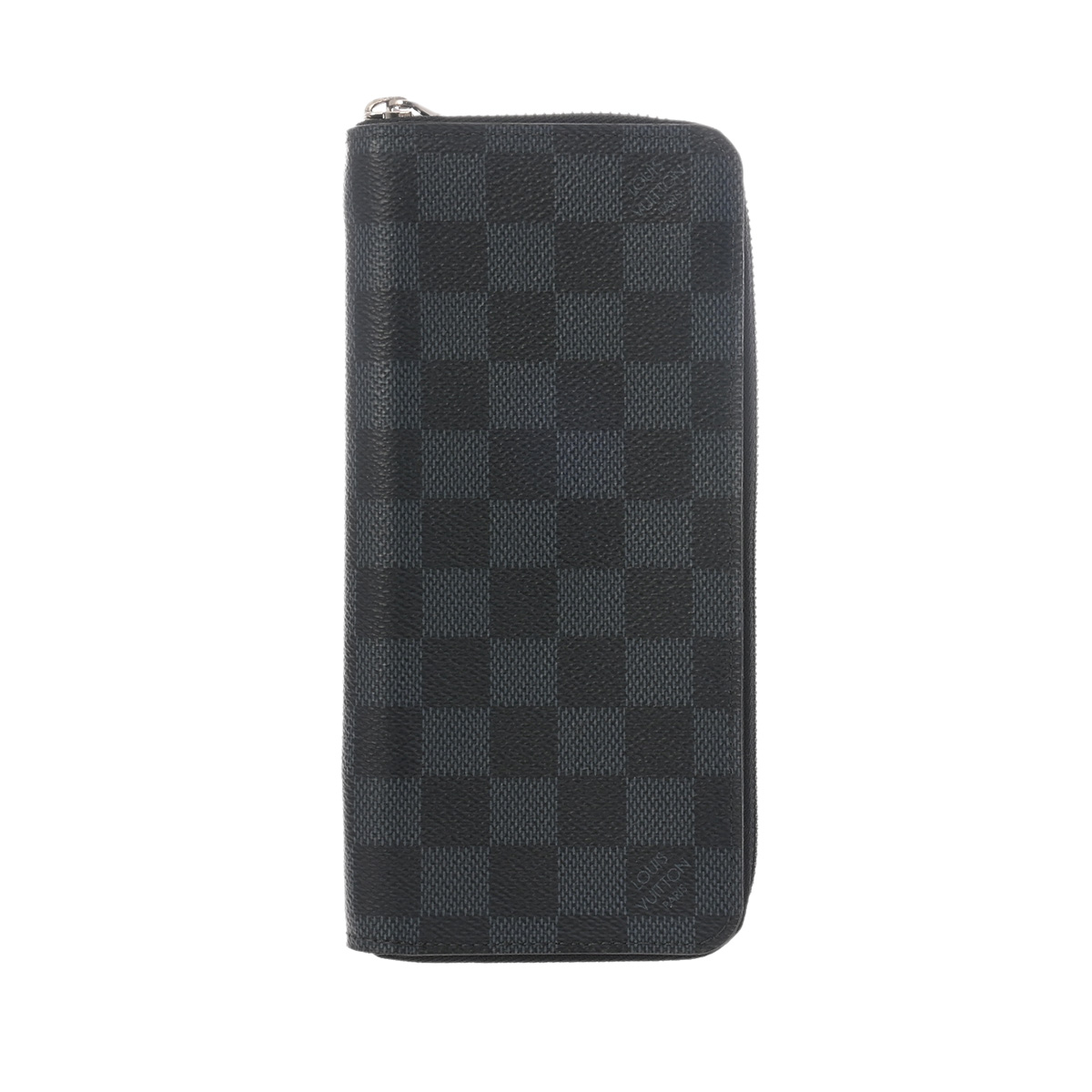 ルイ ヴィトン ダミエコバルト ジッピーウォレット ヴェルティカル ブルー N62240 ダミエキャンバス メンズ 財布 【中古】【purse】