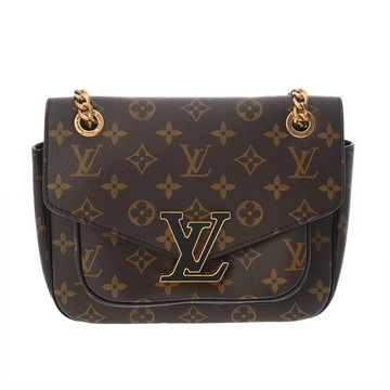 ルイ ヴィトン モノグラム パッシー チェーンショルダー ブラウン/ブラック M45592 モノグラムキャンバス レディース バッグ 【中古】【bag】