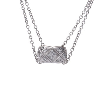 シャネル ココクラッシュ ネックレス ゴールド J11357 K18ホワイトゴールド WG レディース ジュエリー 【中古】【jewelry】