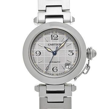 カルティエ パシャC W31023M7 シルバー ユニセックス 時計 【中古】【wristwatch】