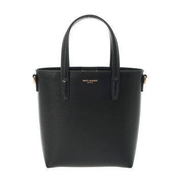 サンローラン ミニトイショッピング 2WAY ブラック TCT773995 ボックスレザー レディース バッグ 【中古】【bag】