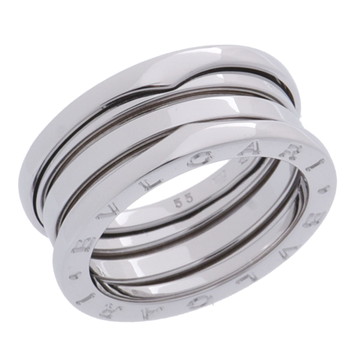 ブルガリ B-ZERO1 リング #55 シルバー K18ホワイトゴールド WG レディース ジュエリー 【中古】【jewelry】