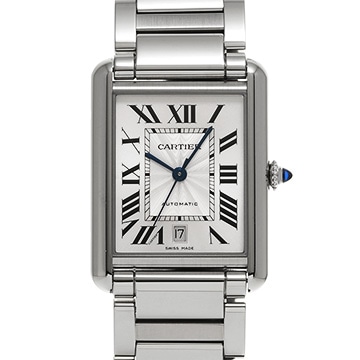 カルティエ タンク マスト XL WSTA0053 シルバー メンズ 時計 【中古】【wristwatch】