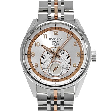 タグ ホイヤー カレラ アストロノマー 39nn 世界限定500本 WBX2111.BD0002 シルバー メンズ 時計 【中古】【wristwatch】