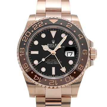 ロレックス GMTマスターII 126715CHNR ブラック メンズ 時計 【中古】【wristwatch】