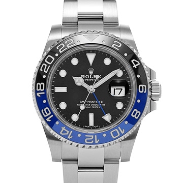 ロレックス GMTマスターII 116710BLNR ブラック メンズ 時計 【中古】【wristwatch】