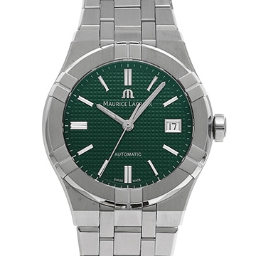 モーリス ラクロア アイコン オートマティック 39mm AI6007-SS002-630-1 グリーン メンズ 時計 【中古】【wristwatch】