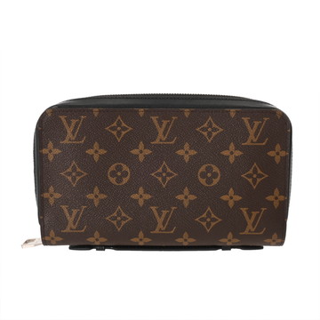 ルイ ヴィトン モノグラムマカサー ジッピー XL ブラウン M61506 モノグラムマカサーキャンバス メンズ 財布 【中古】【purse】