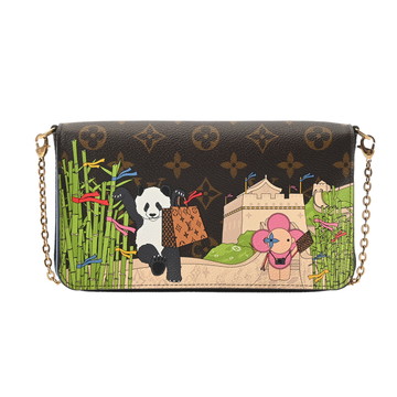 ルイ ヴィトン ポシェットフェリシー ブラウン M62468 モノグラムキャンバス レディース バッグ 【中古】【bag】