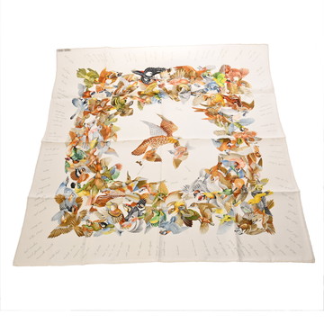 エルメス カレ 90 L INTRUS マルチカラー シルク100％ レディース 【中古】【other】