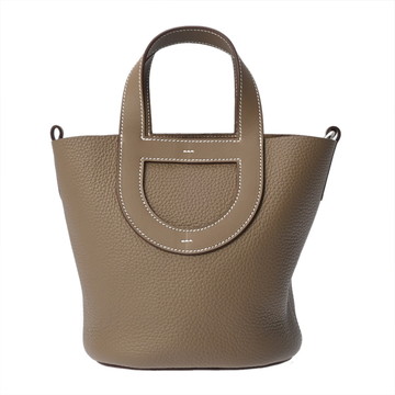 エルメス インザループ 18 エトゥープ トリヨンクレマンス/ヴォースイフト レディース バッグ 【未使用】【bag】