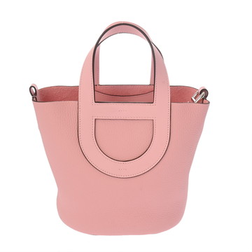 エルメス インザループ 18 ローズサクラ トリヨンクレマンス/ヴォースイフト レディース バッグ 【中古】【bag】