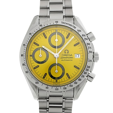オメガ スピードマスター デイト ミハエル・シューマッハ 1st 3511.12 イエロー メンズ 時計 【中古】【wristwatch】