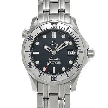 オメガ シーマスター 300 ミッドサイズ 2562.80 ブルー ユニセックス 時計 【中古】【wristwatch】