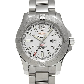 ブライトリング コルト オートマチック A1738811/G791 ホワイト メンズ 時計 【中古】【wristwatch】
