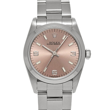 ロレックス オイスターパーペチュアル 67480 ピンク ユニセックス 時計 【中古】【wristwatch】