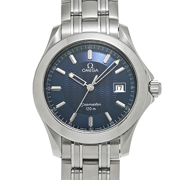 オメガ シーマスター 120 クォーツ 2511.81 ブルー メンズ 時計 【中古】【wristwatch】